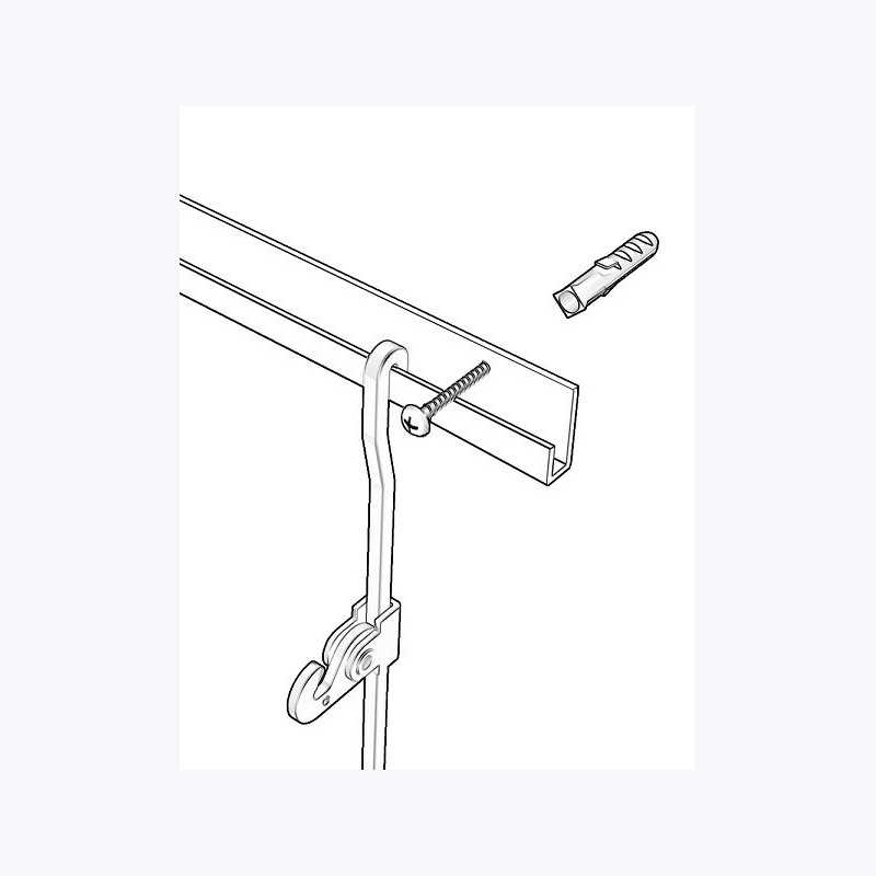 Cimaise - Rail J-Rail 200cm