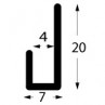  Rail Cimaise J-Rail Profil