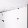 Cimaises Multirail Eclairage - Rail de 200cm (fixation incl.)